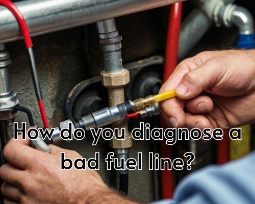 A professional plumber performing a gas line inspection