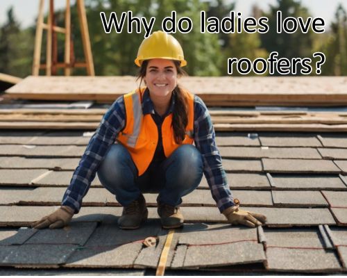a lady roofer