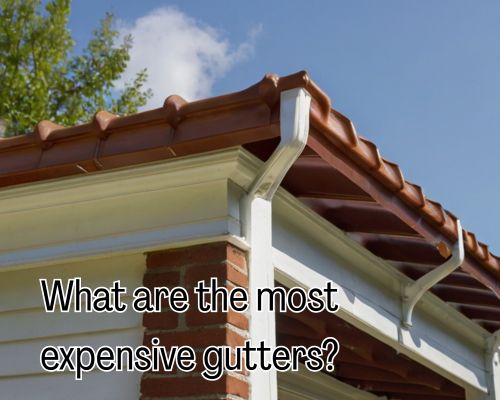 a home with luxurious guttering